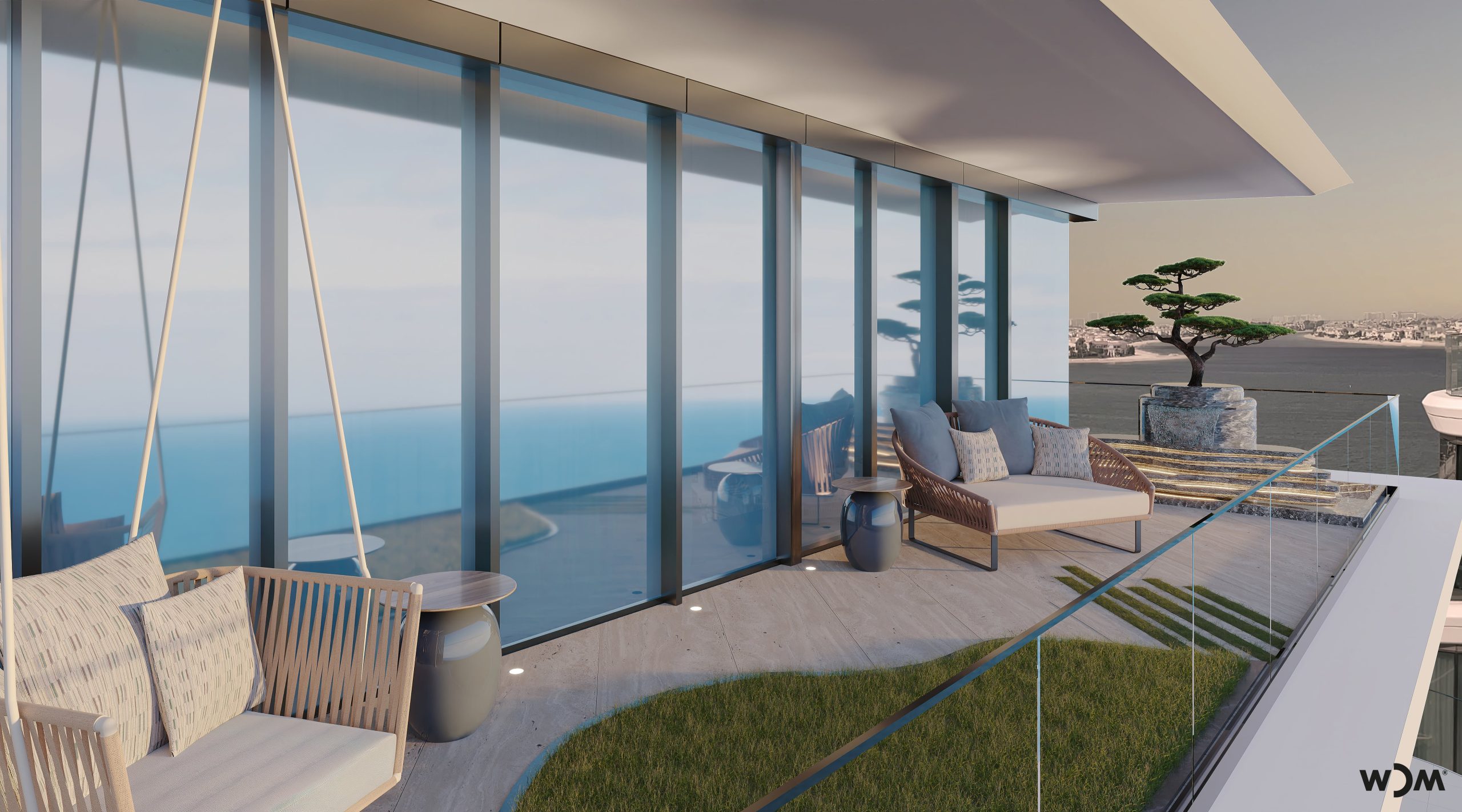 4 Terrace bedrooms
